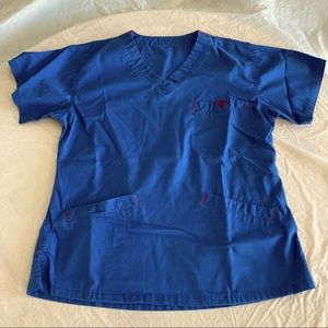 MED COUTURE Nursing Nurse’s Uniform Scrubs Scrub Top S